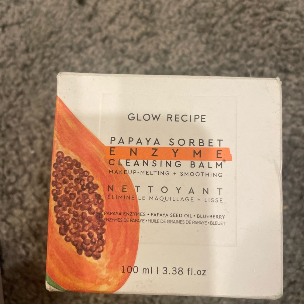 Glow Recipe Papaya Sorbet Smoothing Enzyme Cleansing Balm
